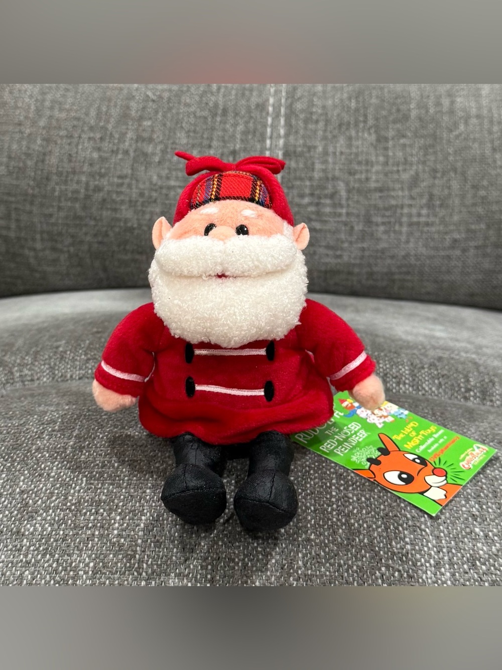 VTG 1999 Stuffins Rudolph: Santa Plushie 8” CVS Exclusive
